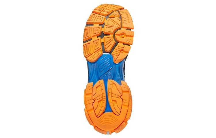 Balenciaga Runner Sneakers 'Blue Orange Black Mesh and Nylon' 677403W3RB34719 - 5