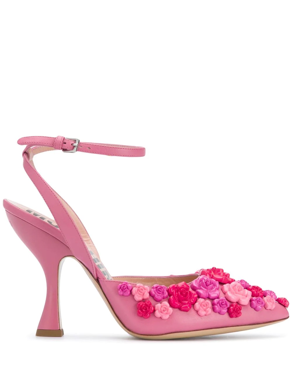 floral-detail pumps - 1