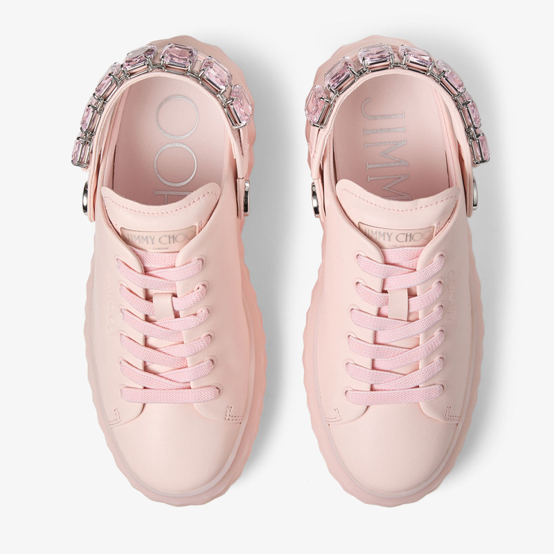 Diamond Sling
Pink Nappa Leather Slipper Trainers 4