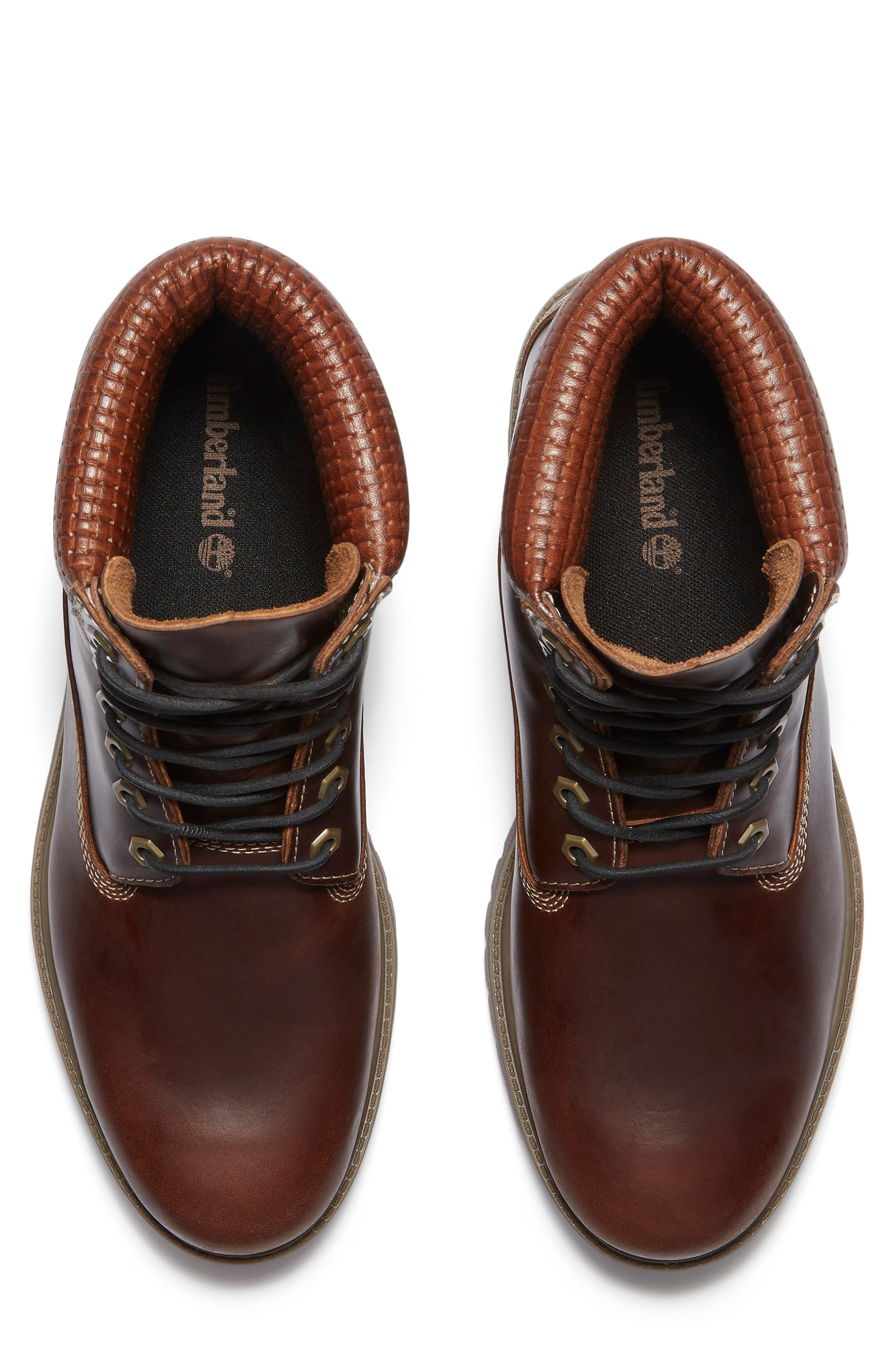 Timberland Premium 6-Inch Waterproof Boot in Brown/Black at Nordstrom - 3