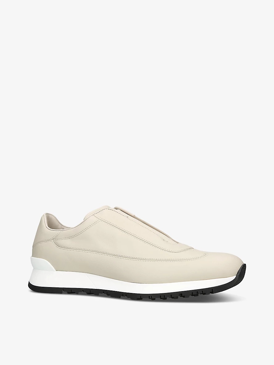 Lift leather low-top trainers - 3