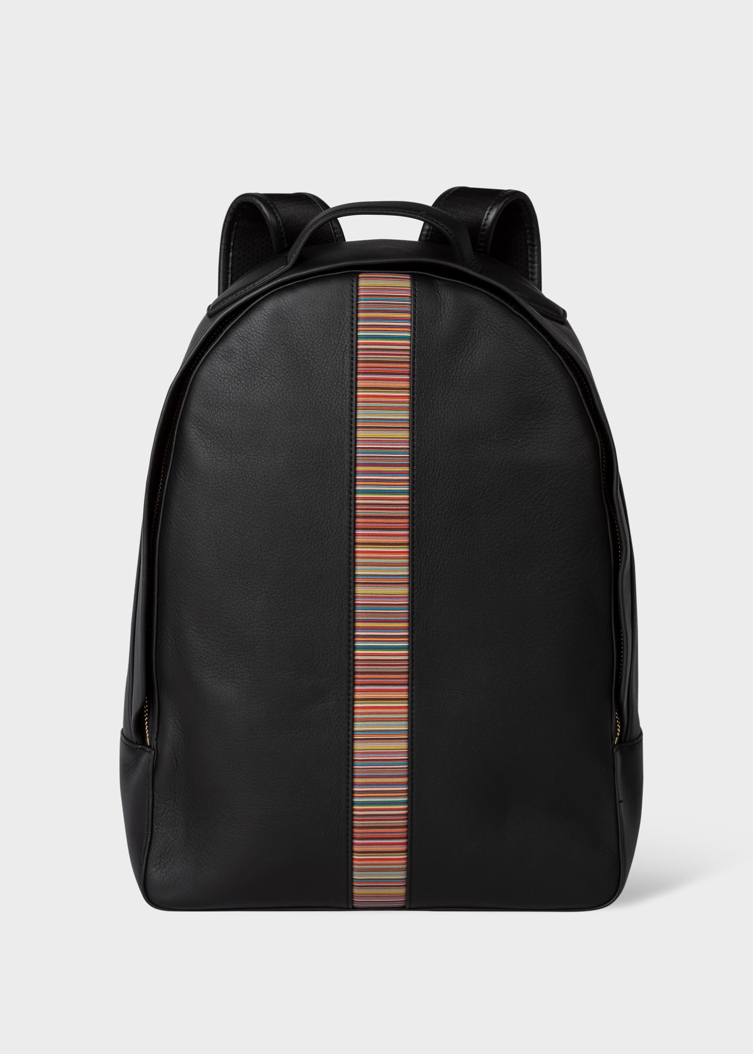 Leather 'Signature Stripe' Backpack - 1