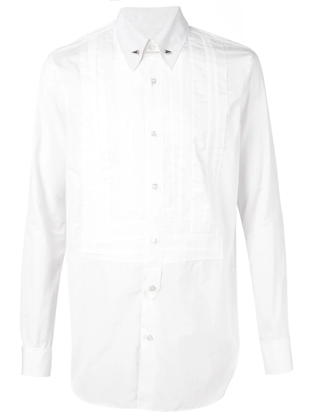 pleated chest detail shirt - 1