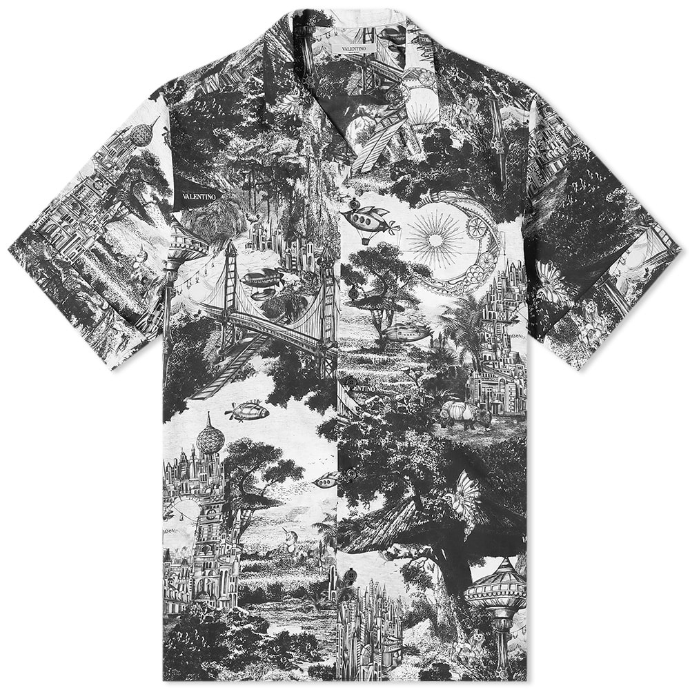 Valentino Dramatic Print Vacation Shirt - 1