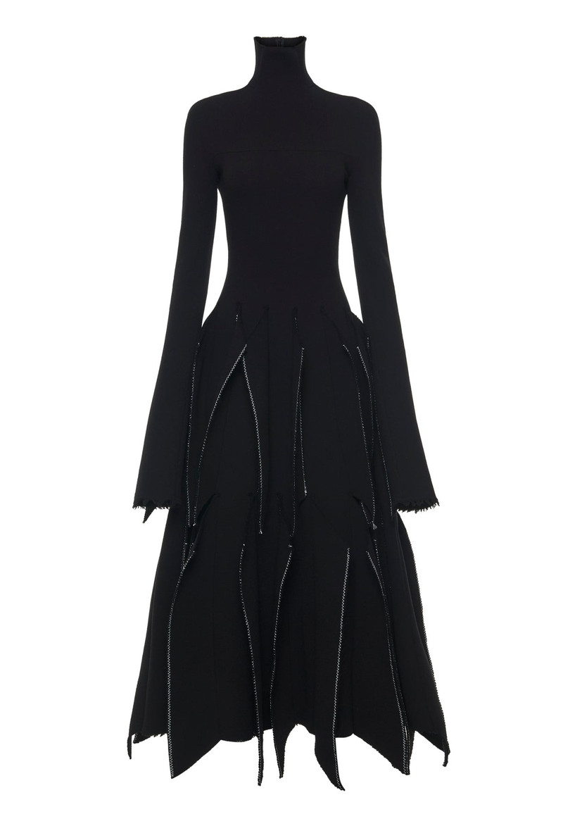 A.W.A.K.E. MODE DRESS WITH PANELS BLACK outlook