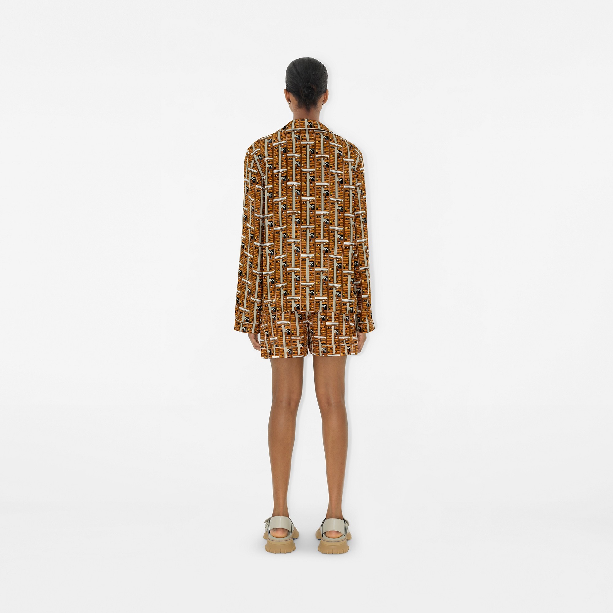 Bus Silk Pyjama Shirt - 4