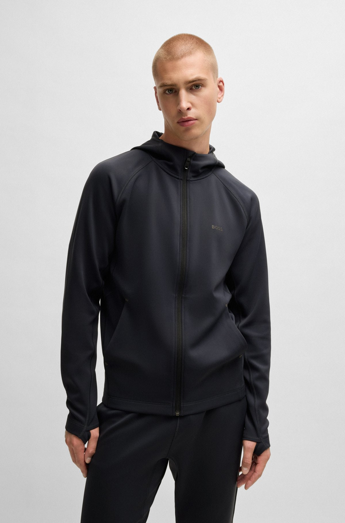 ACTIVE STRETCH ZIP-UP HOODIE WITH MOISTURE MANAGEMENT - 2
