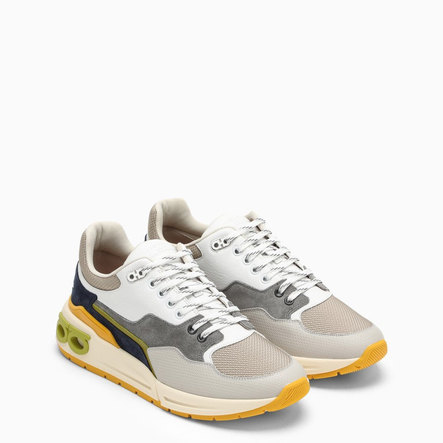 Salvatore Ferragamo Men Multicoloured Gancini Trainer - 5