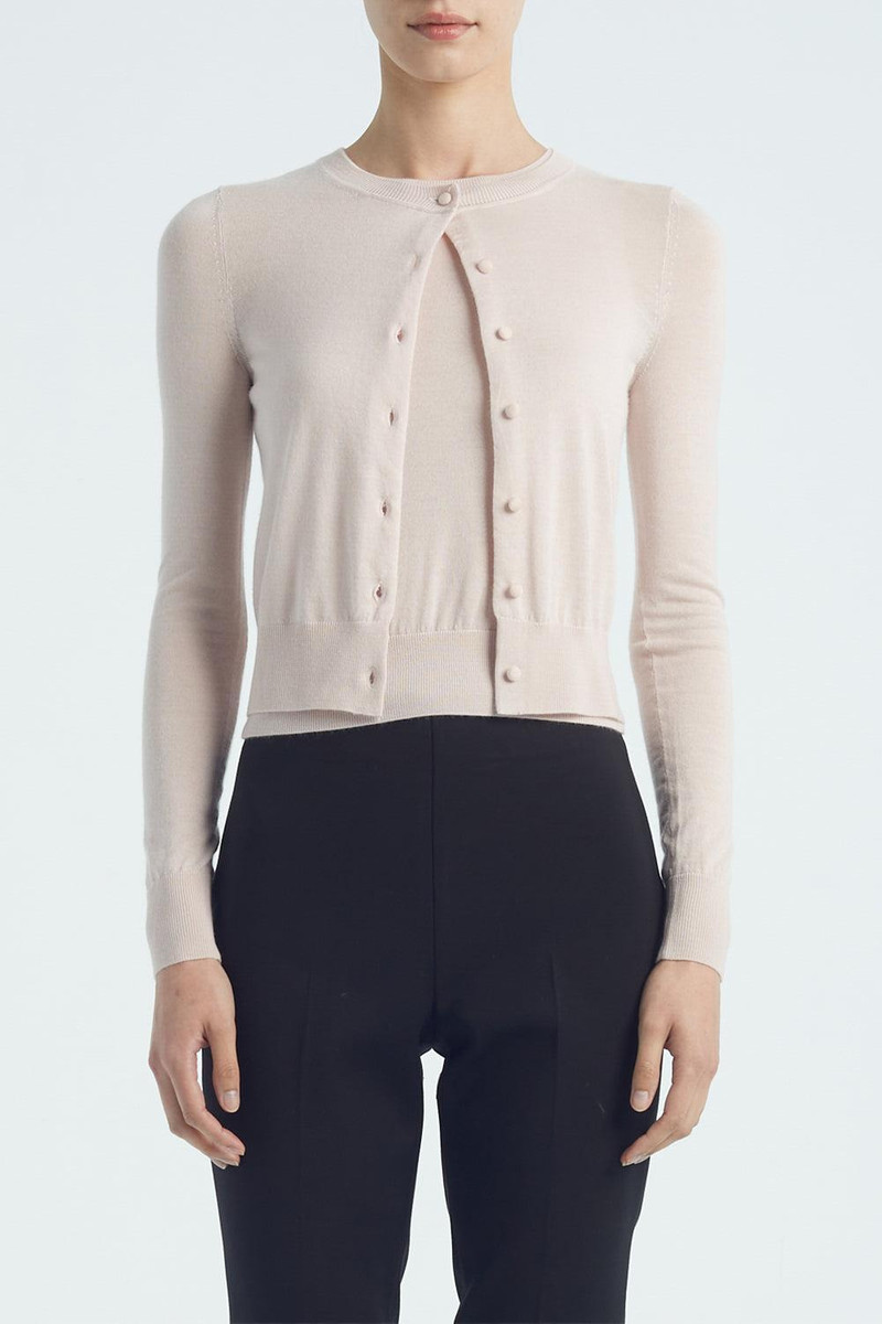 ADAM LIPPES Worth Cardigan - Pink outlook