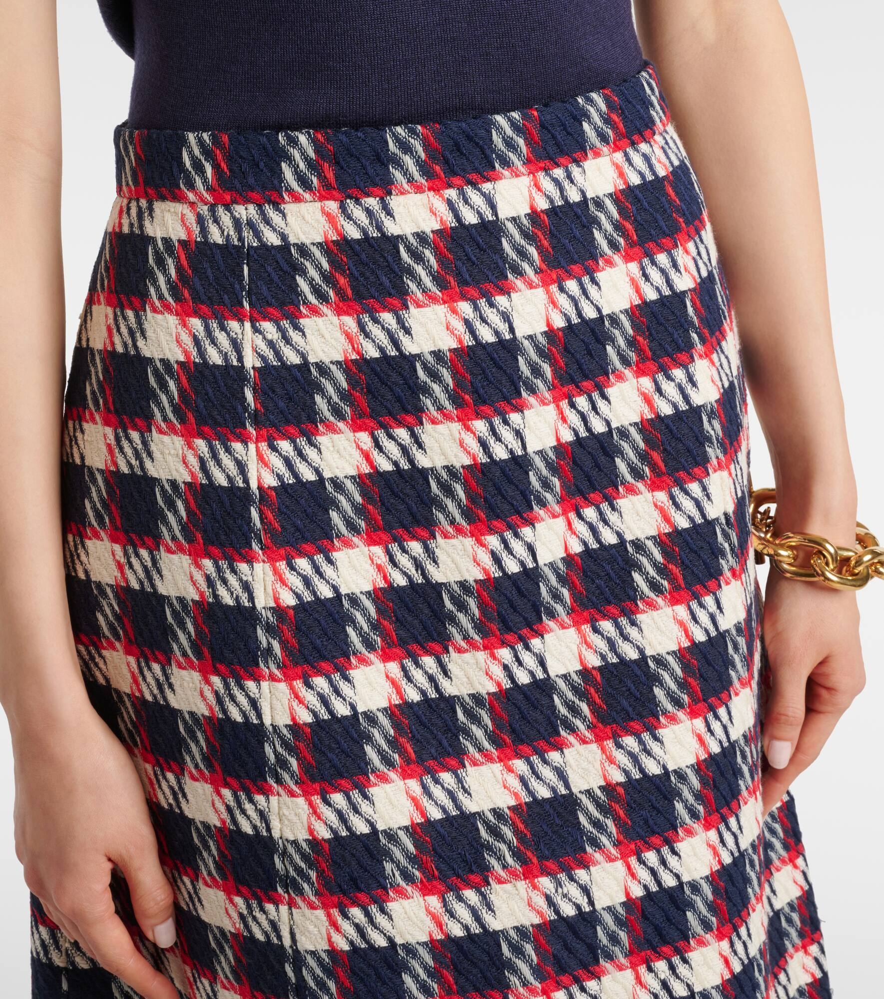 Tweed midi skirt - 4