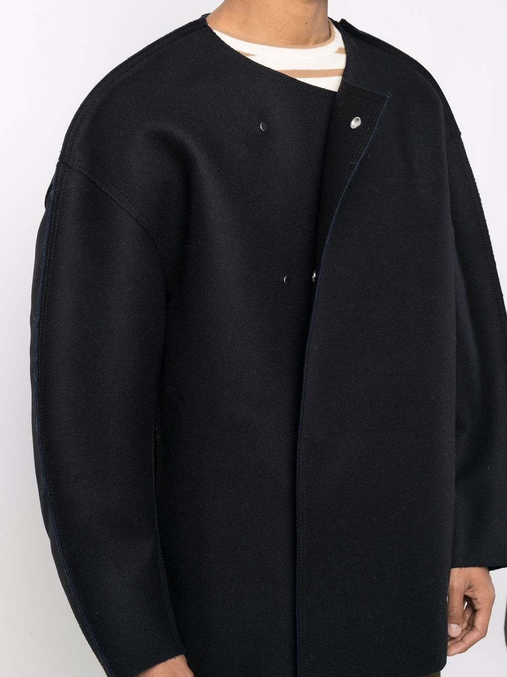 oversized short jacket - 5