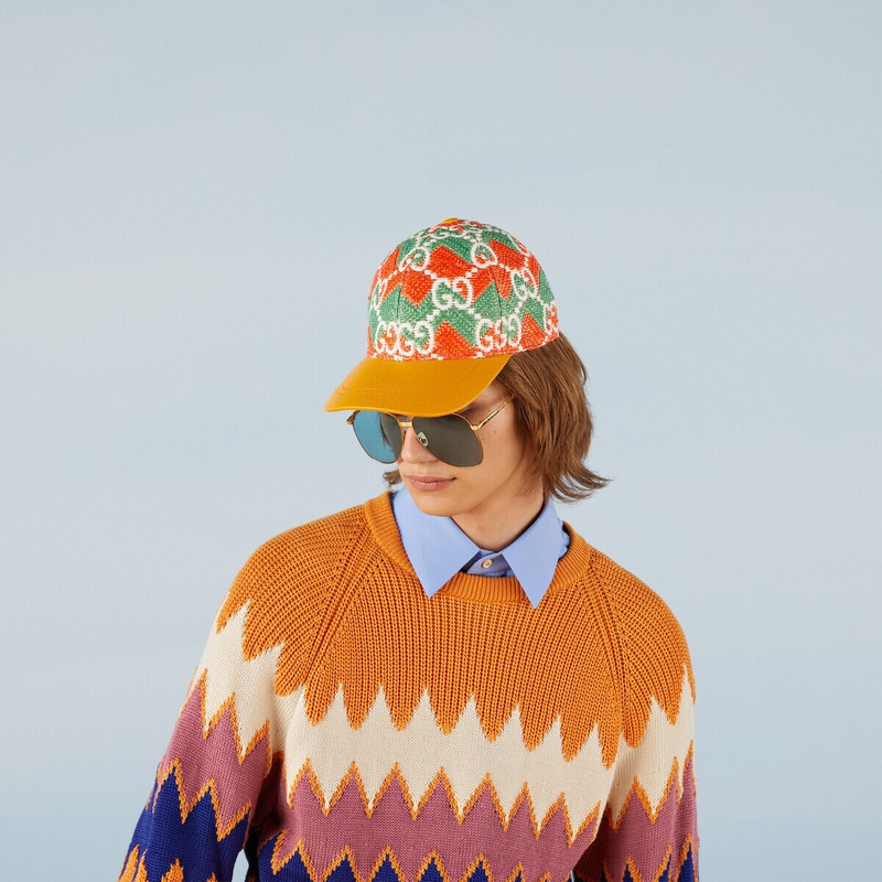 GG straw effect baseball hat 4