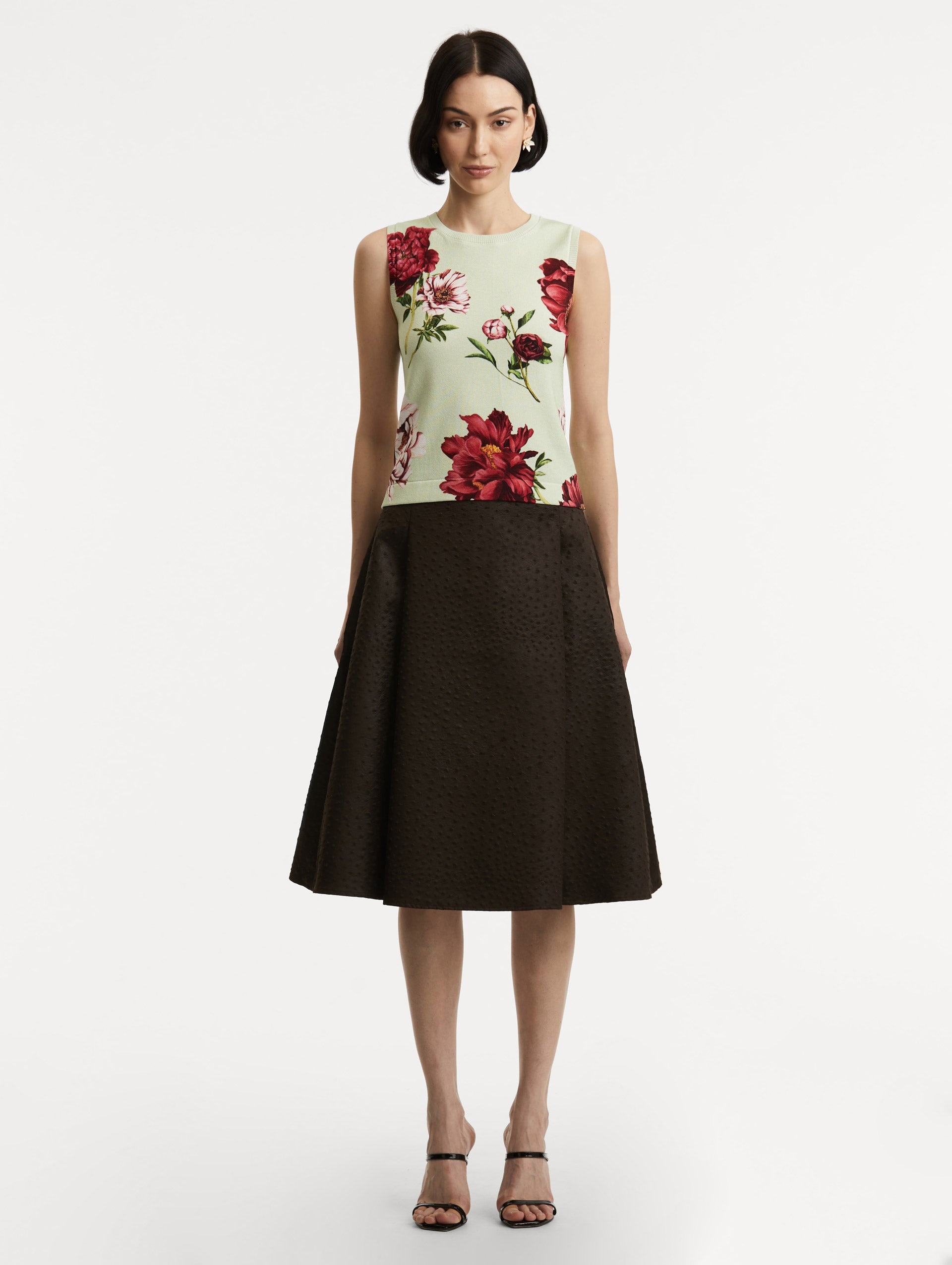 PEONY PRINTED TANK - 3