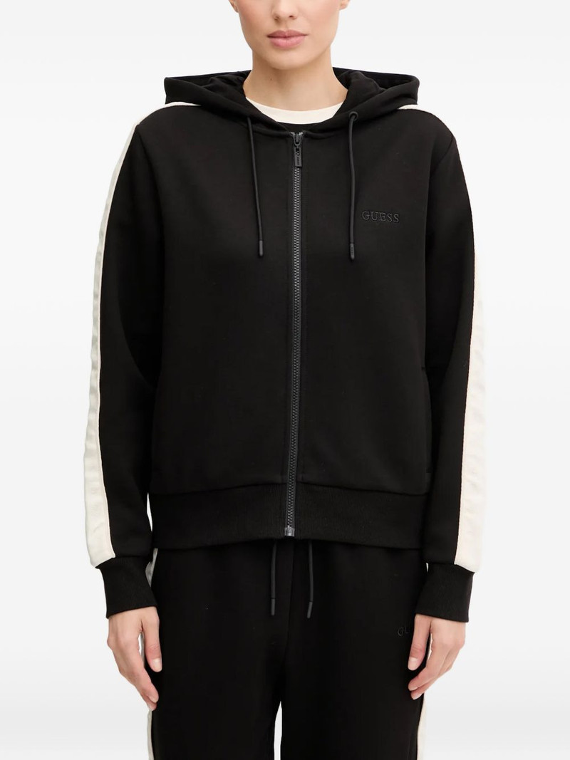 stripe zip hoodie 1