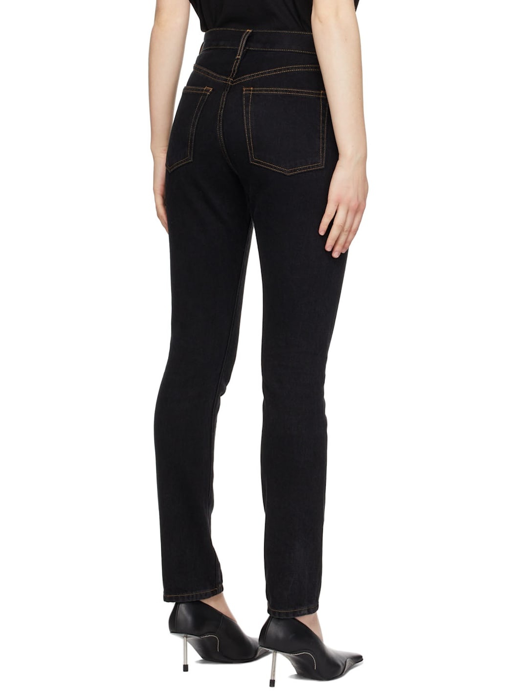 Black Denim Jeans - 3