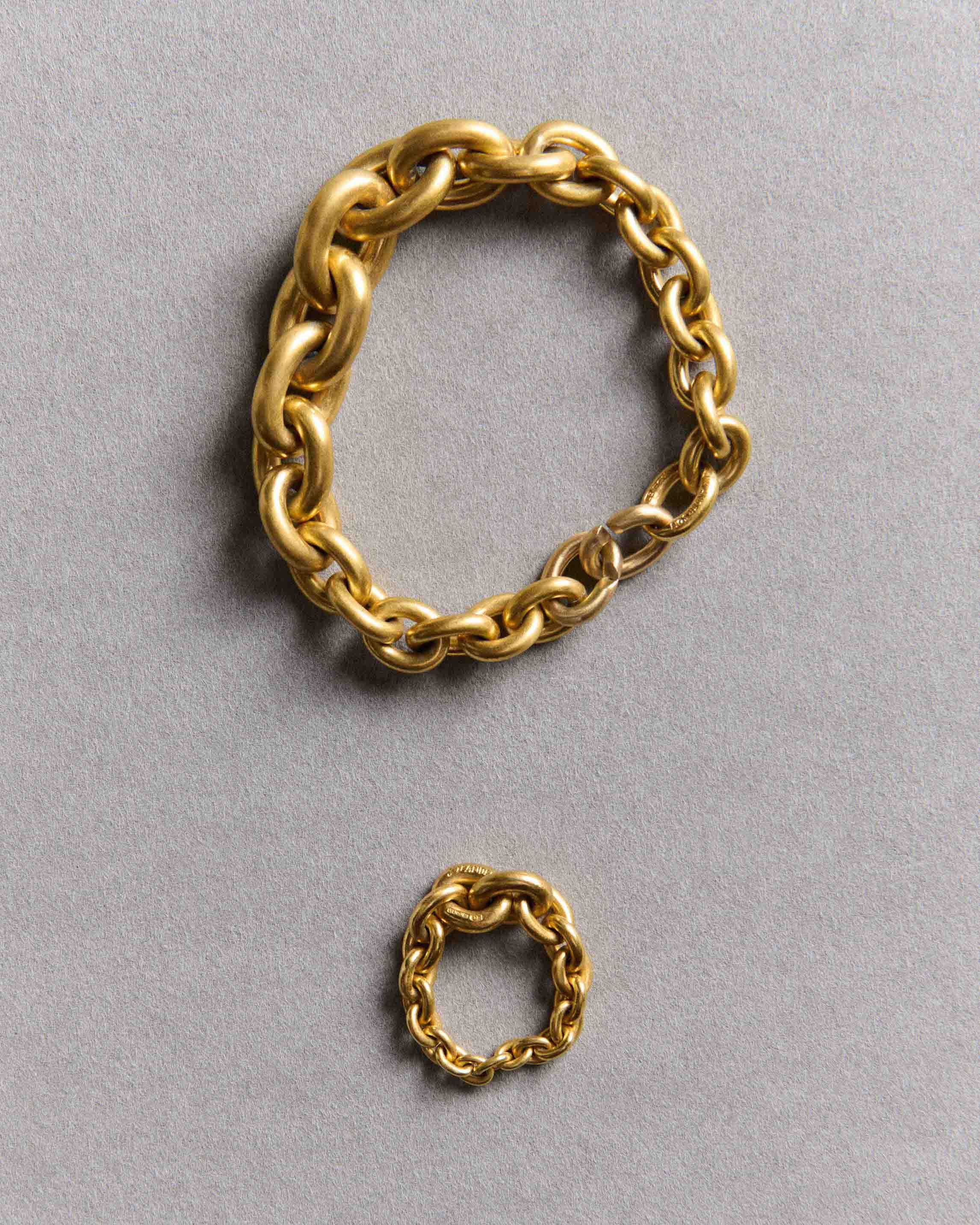 CHAIN-LINK BRACELET IN 18KT YELLOW GOLD - 2