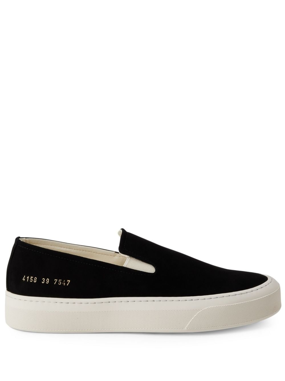 suede slip-on sneakers - 1