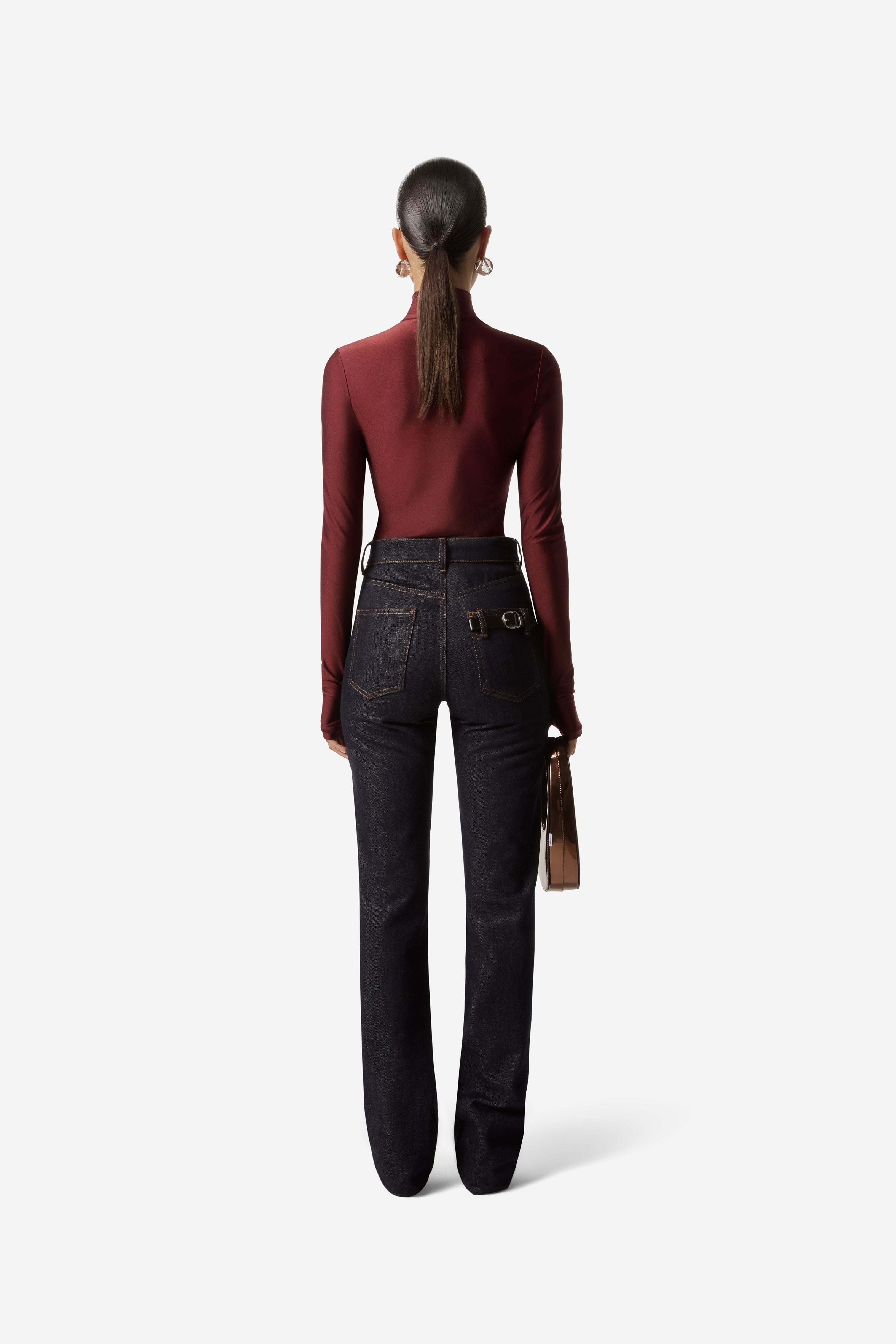 Tight High Neck Top - 3