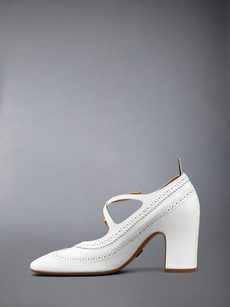 Thom Browne LEATHER CRISS CROSS THOM JOHN 75MM outlook