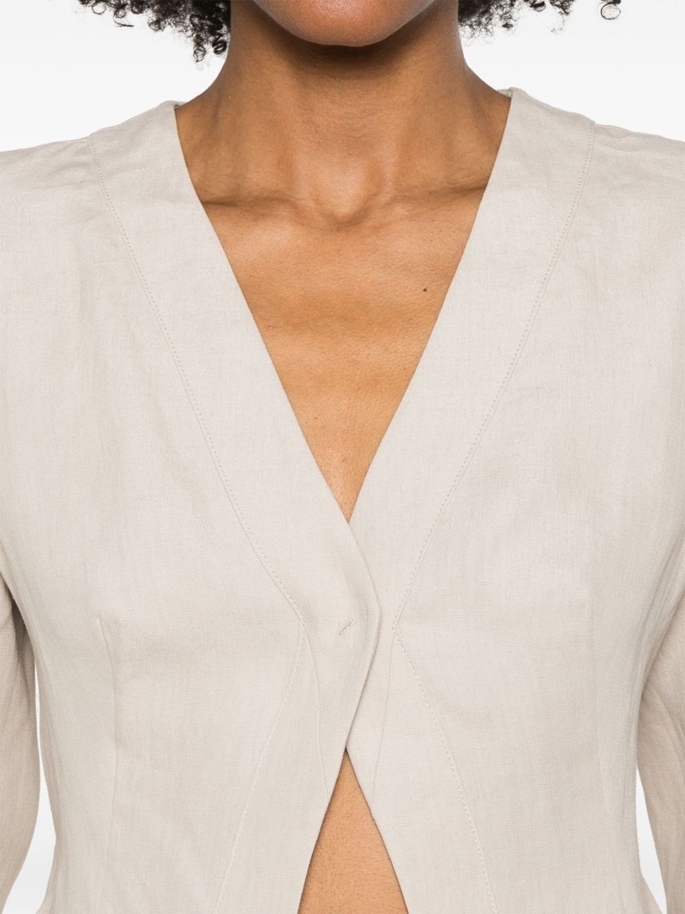 linen jacket - 5