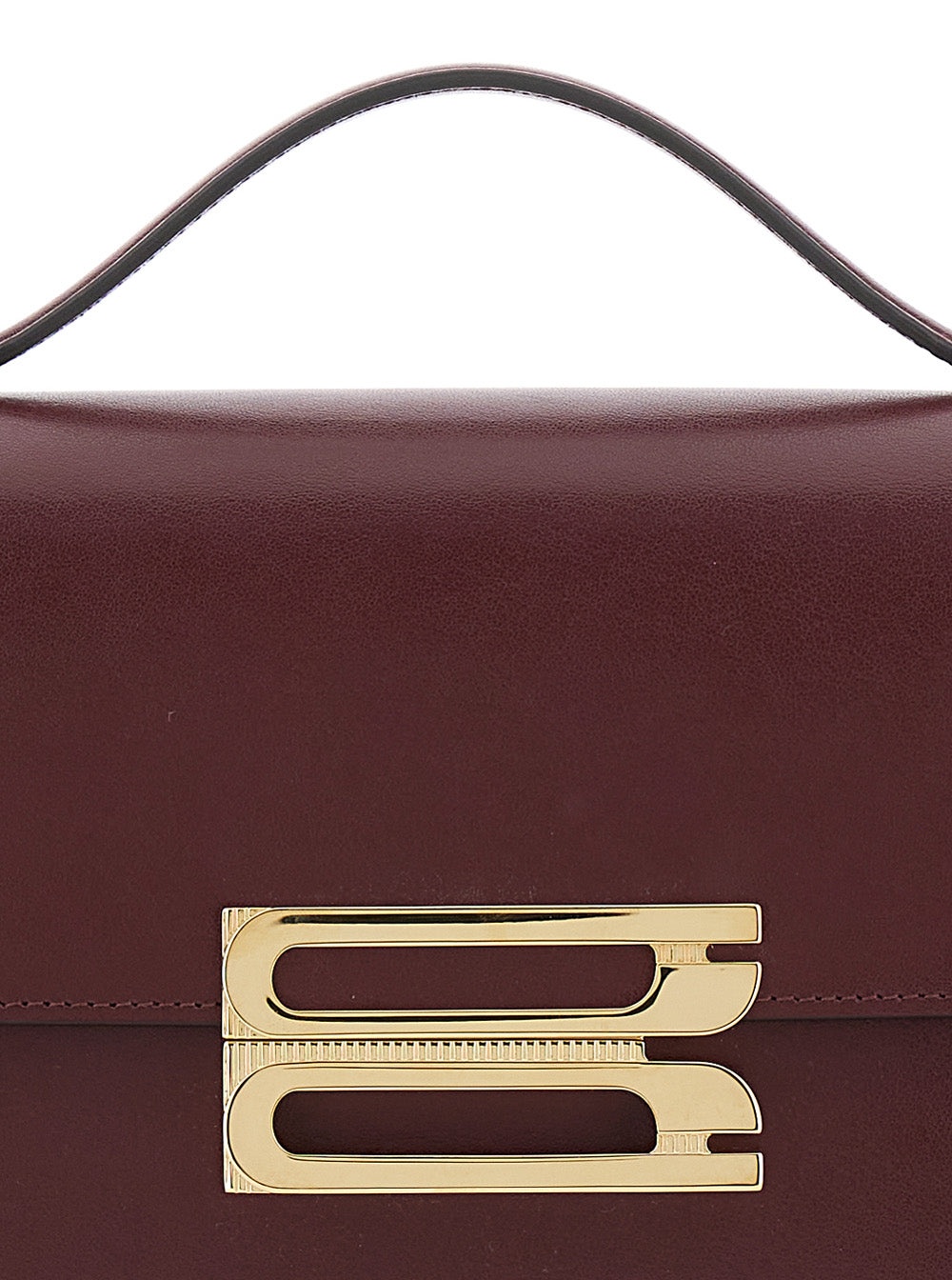 Victoria Beckham Women 'Dorian' Bordeaux Shoulder Bag With Adjustable And Removable Shoulder Strap A - 5