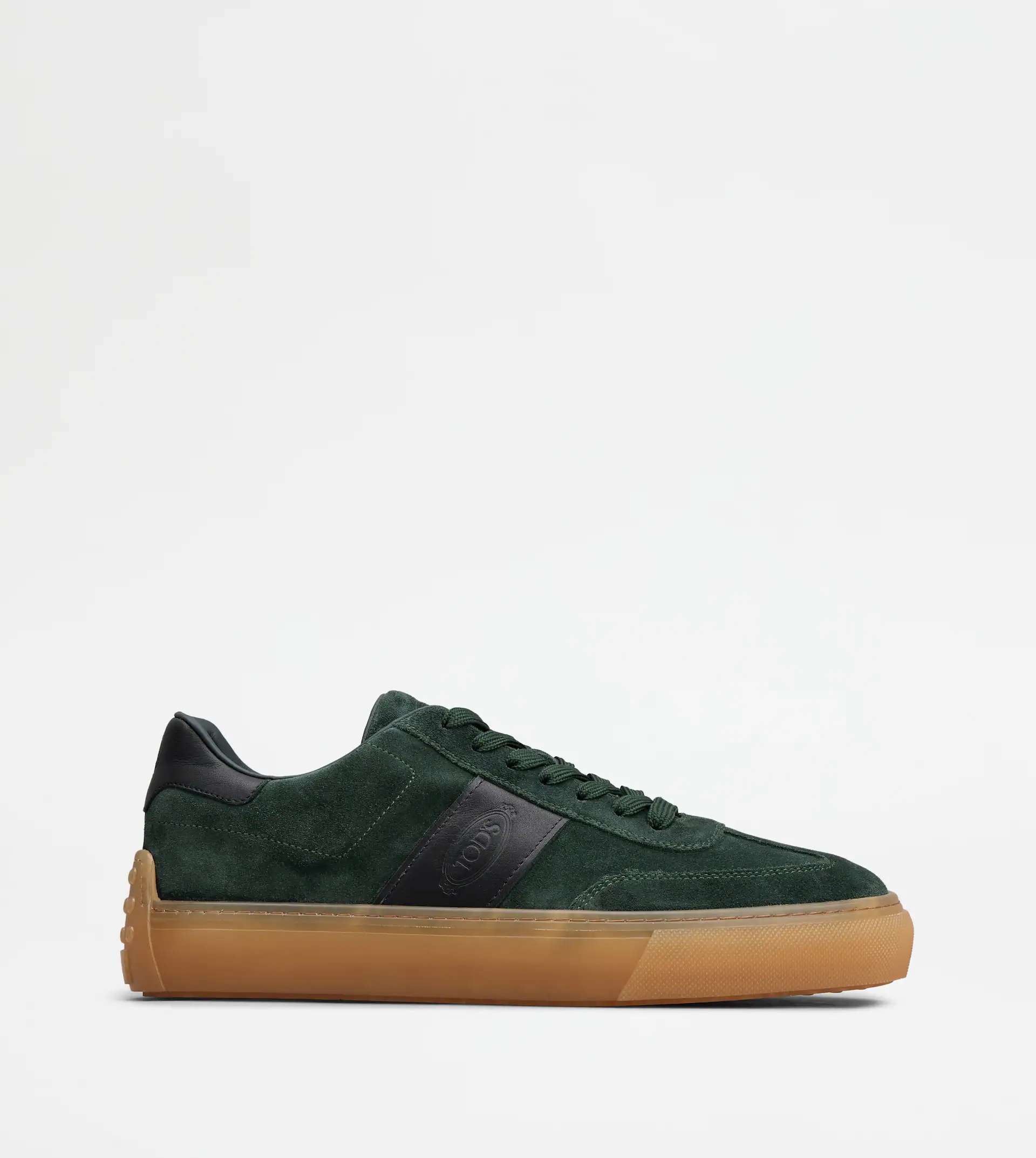 TOD'S SNEAKERS IN SUEDE - GREEN - 1