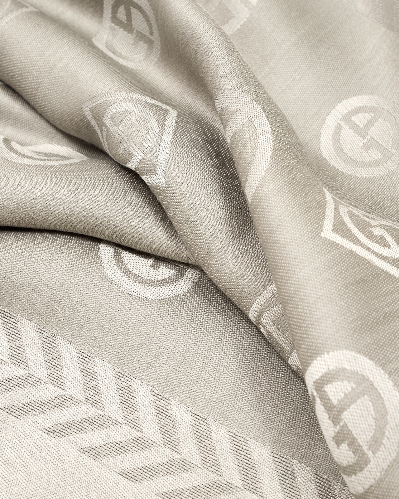 MONOGRAM JACQUARD VIRGIN-WOOL AND SILK STOLE - 2