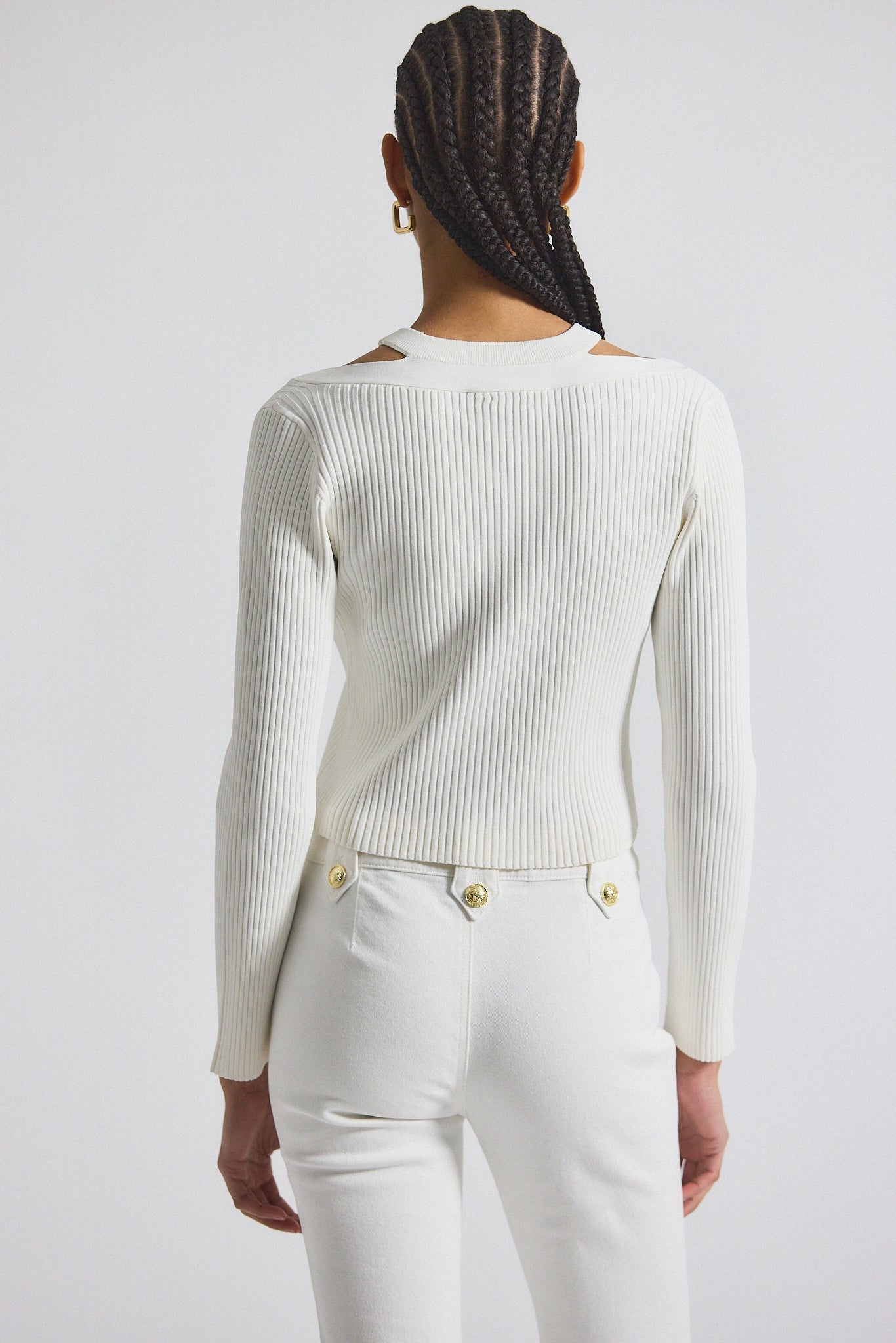 LONNIE VISCOSE KNIT LAYERED CARDIGAN - 4
