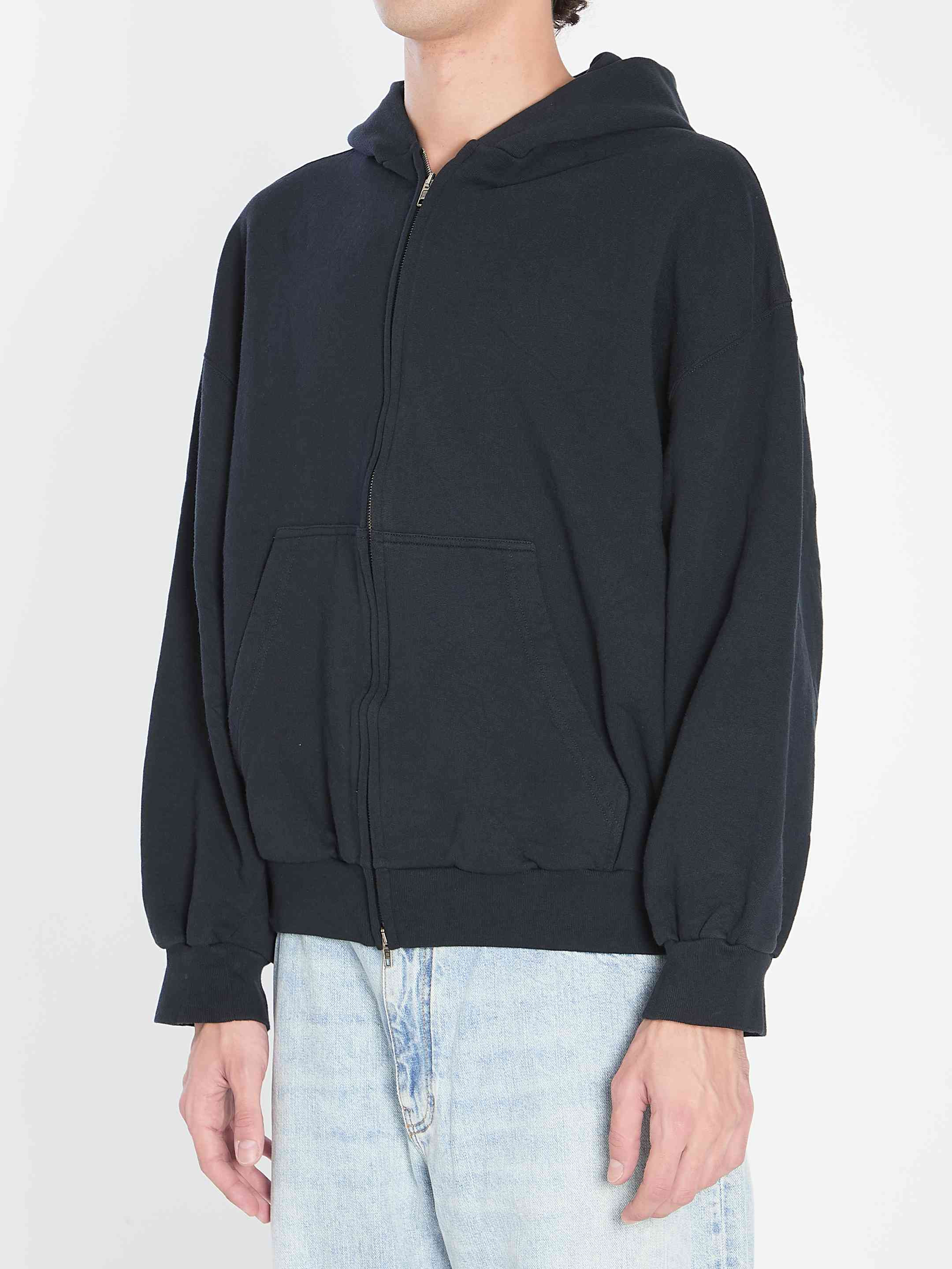 Balenciaga Men Zipped Hoodie - 2