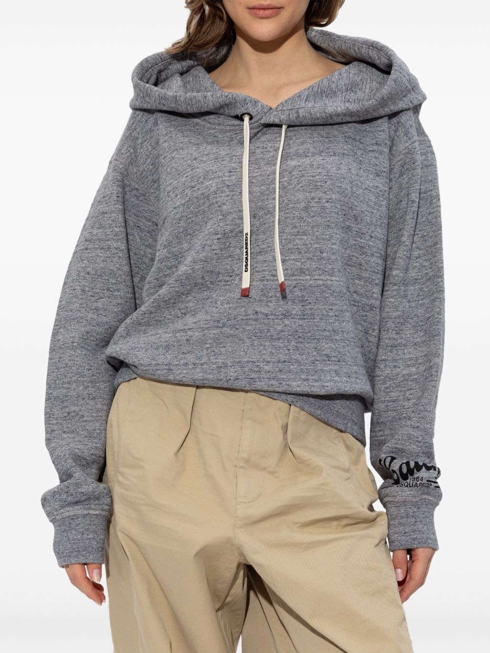 logo-detail hoodie - 3