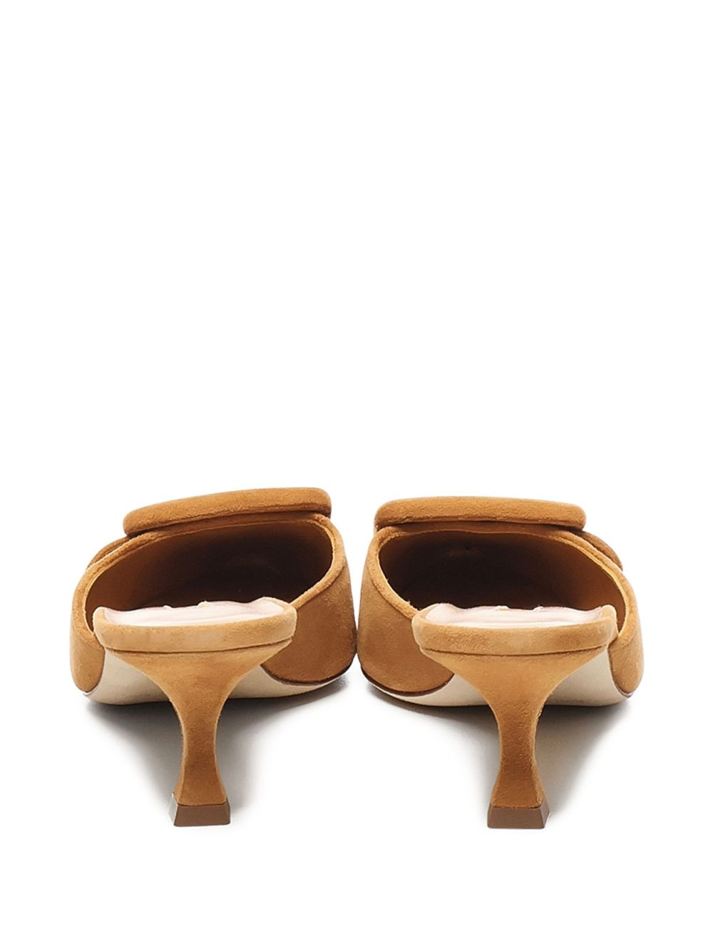 50mm MAYSALE suede kitten-heel mules - 4