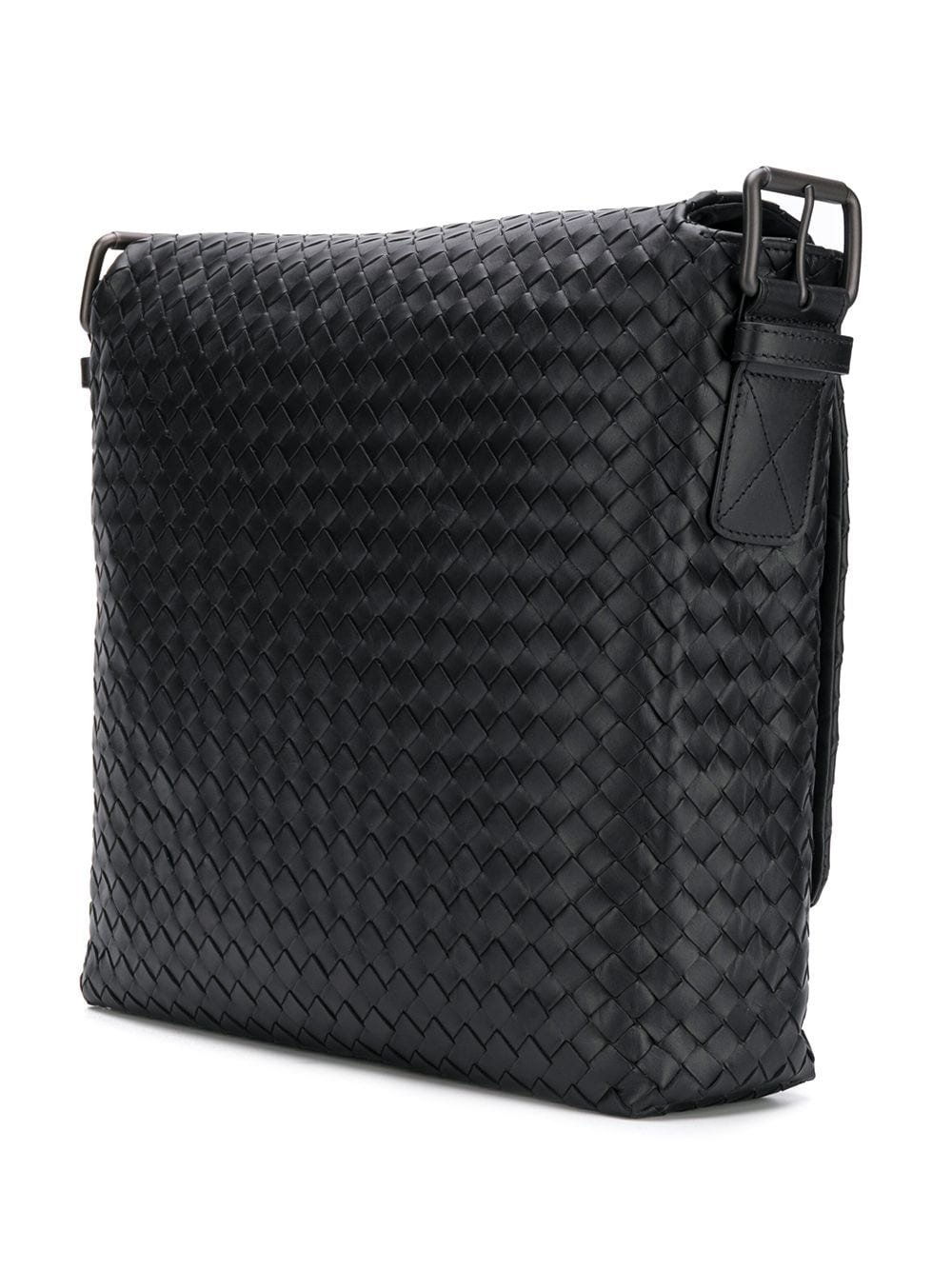 intrecciato weave shoulder bag - 3