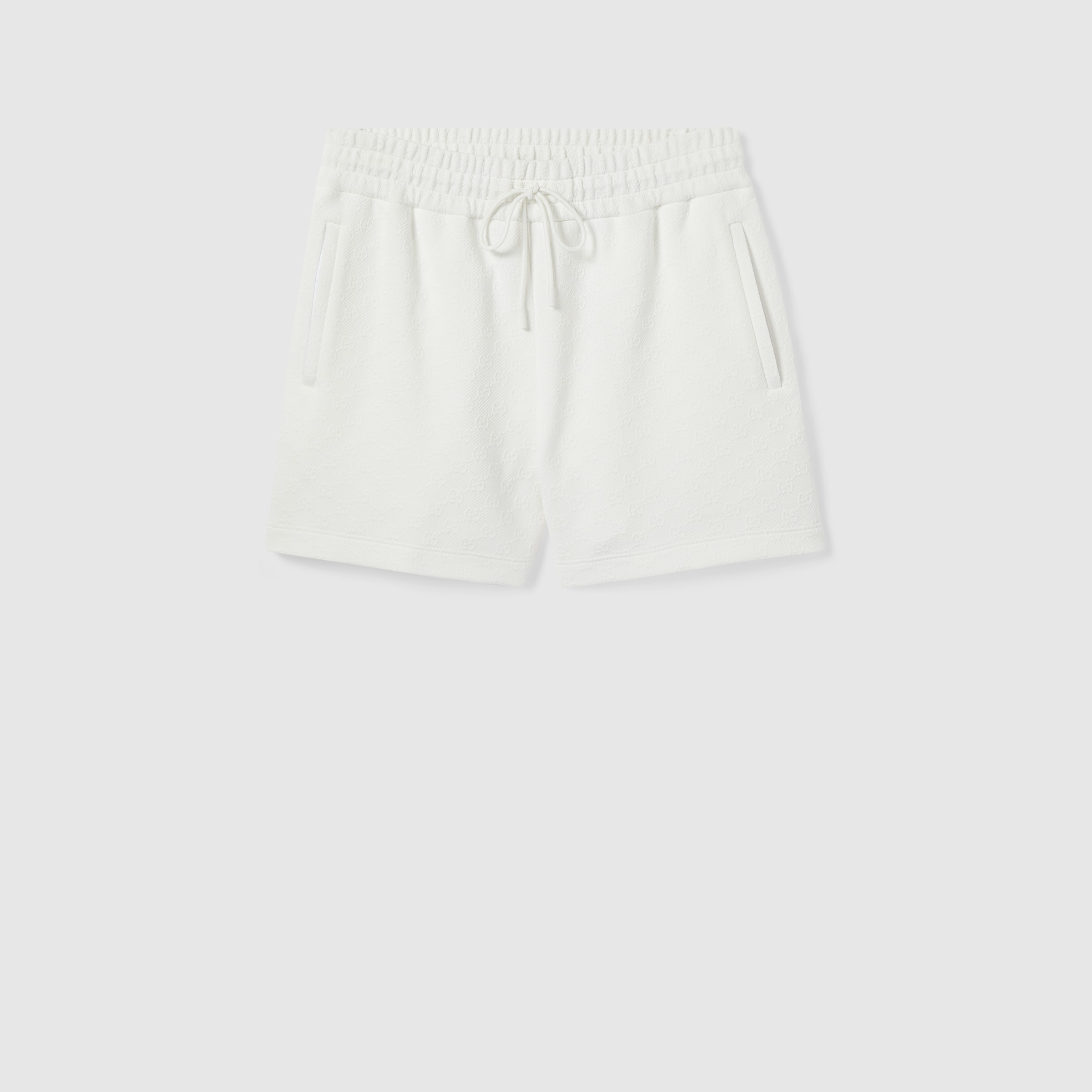Embossed GG technical jersey shorts - 1
