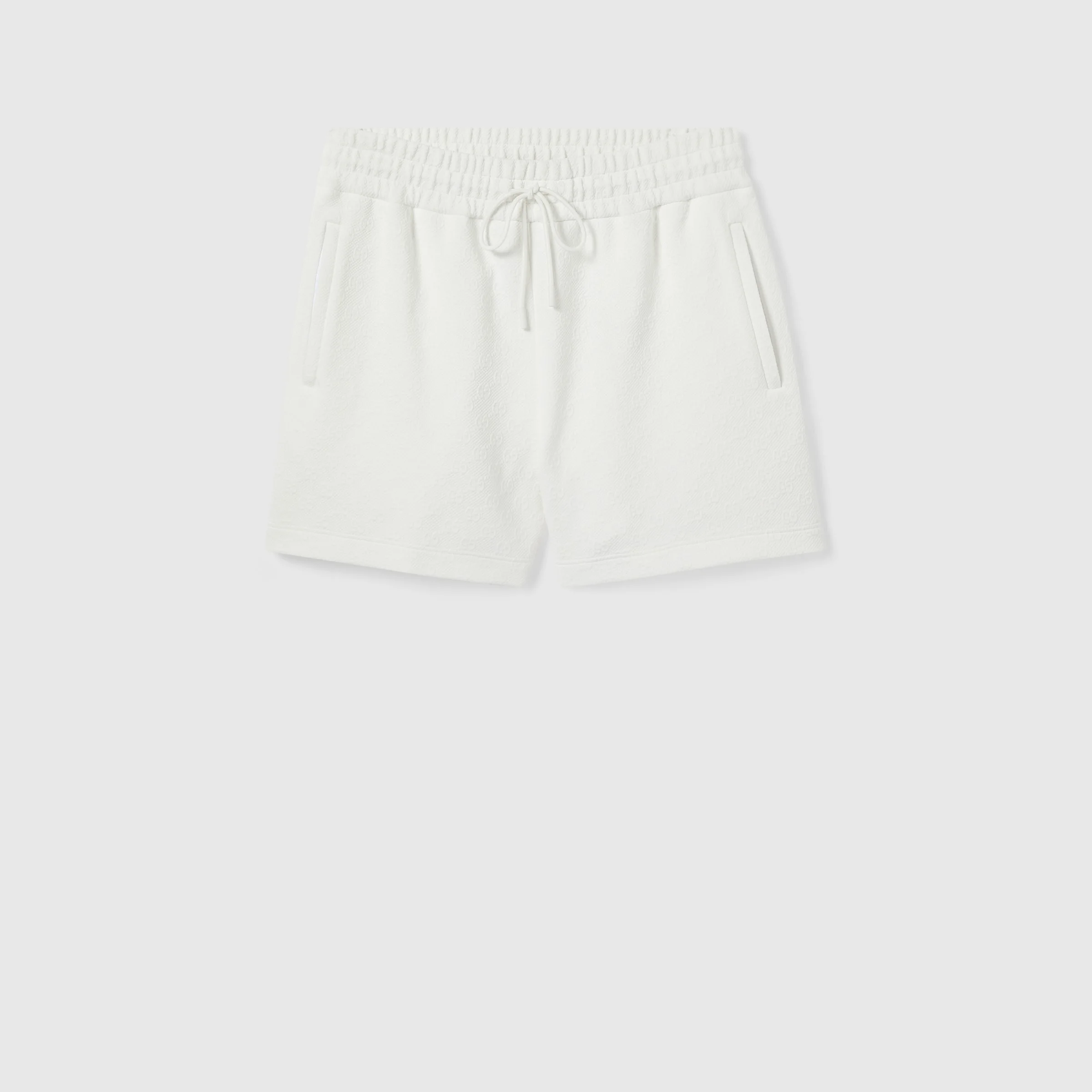 Embossed GG technical jersey shorts - 1