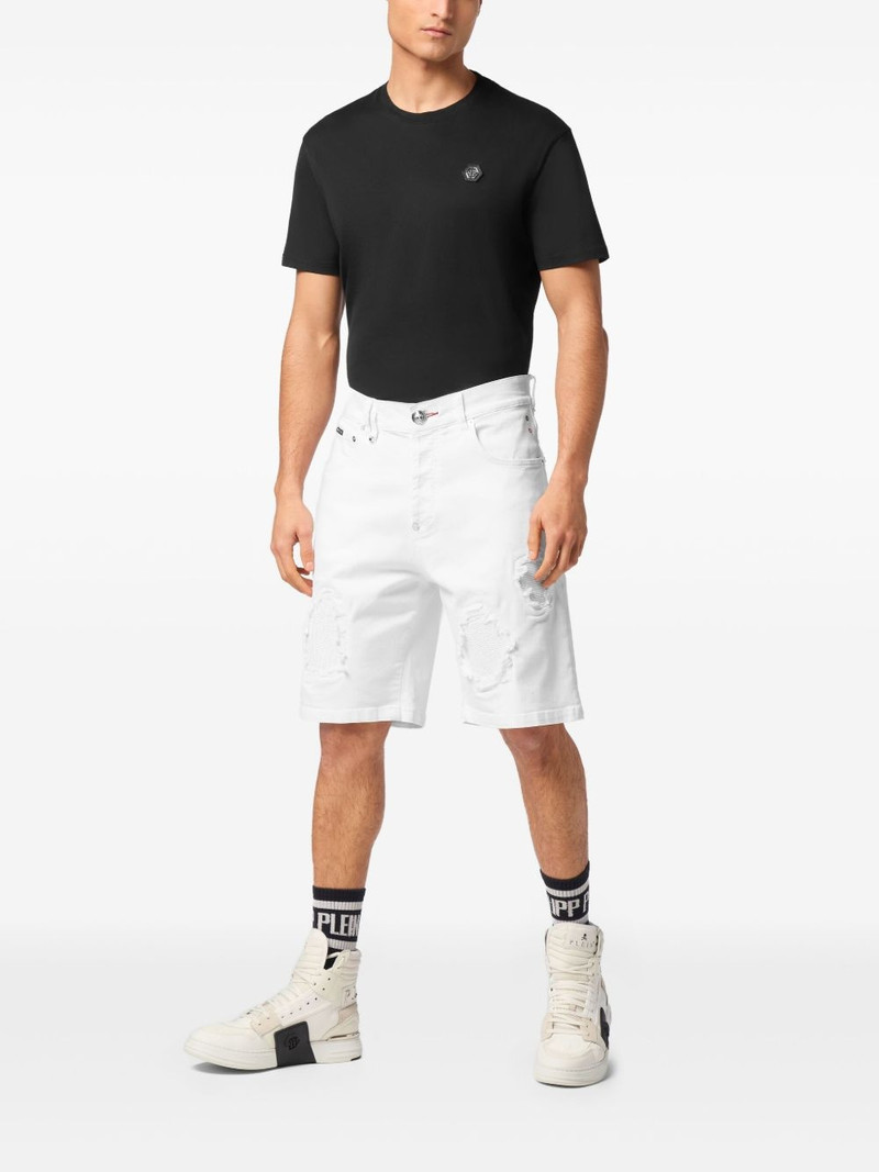 PHILIPP PLEIN Formentera denim shorts outlook