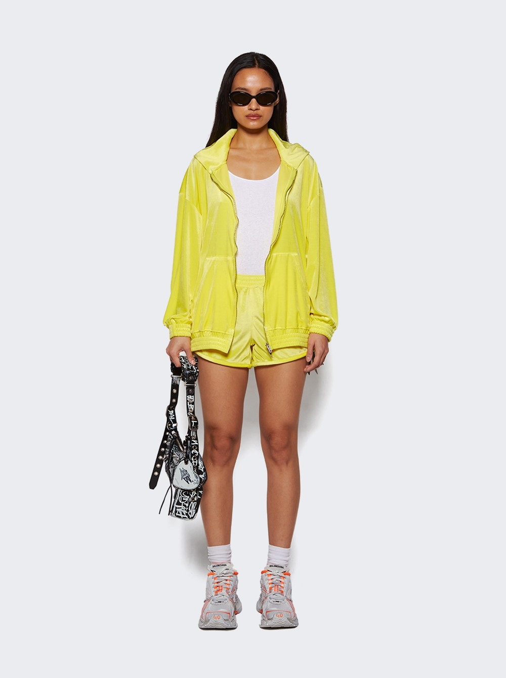 Zip-Up Hoodie Yellow - 2