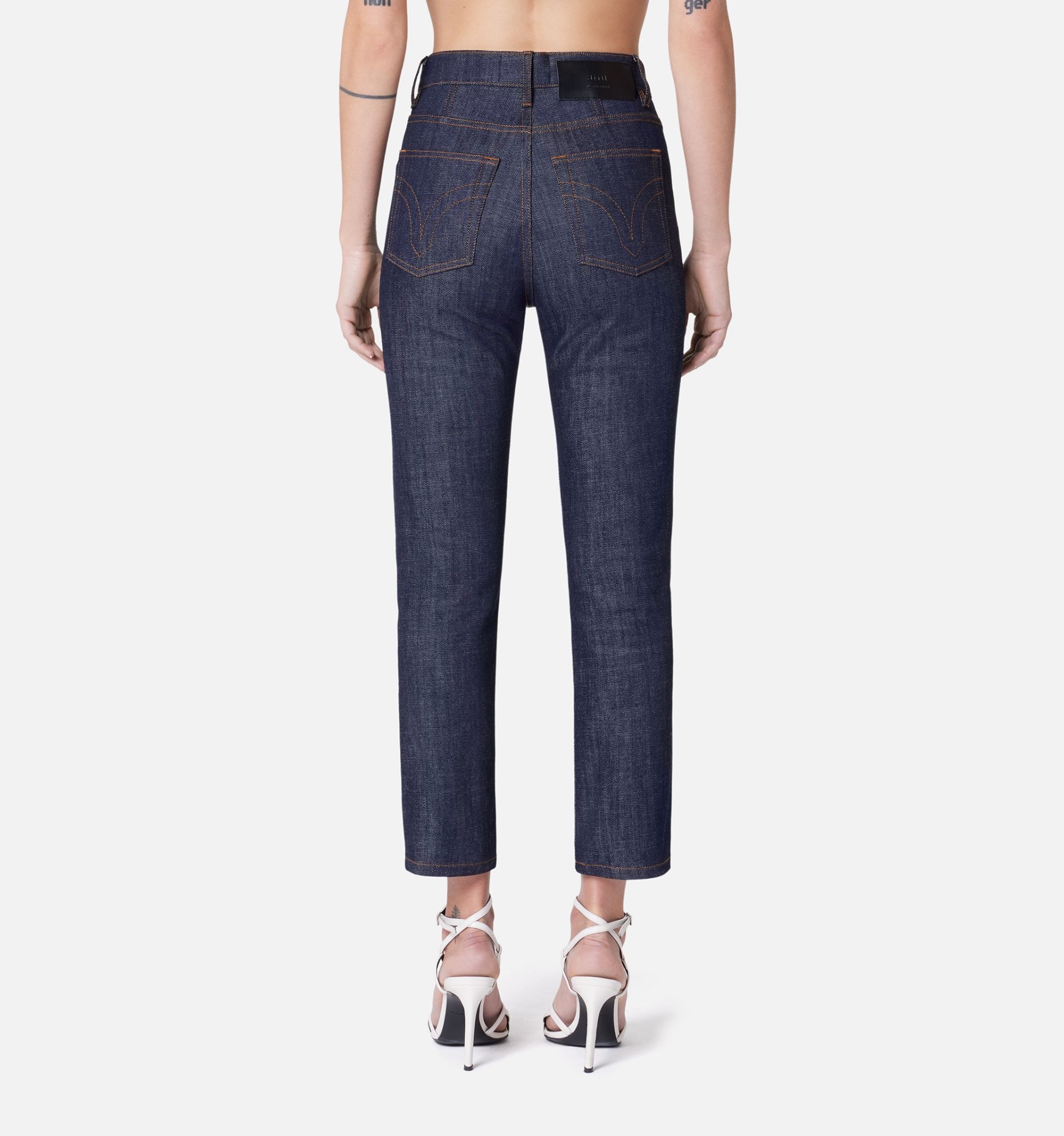 Cropped Slim Fit Jeans - 6