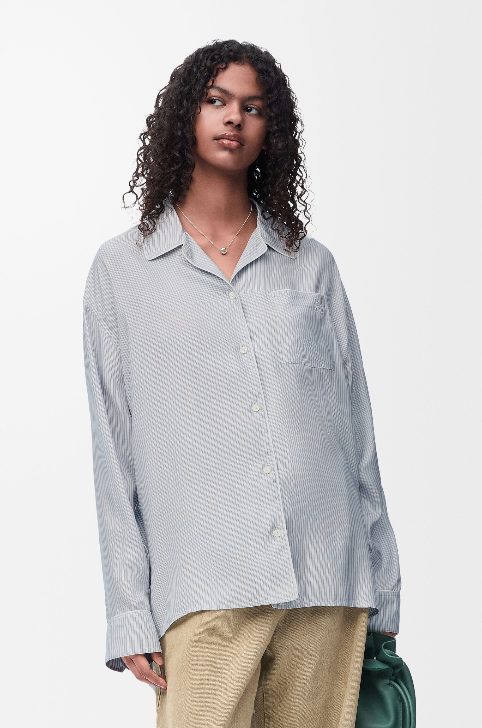 Pyjama blouse in silk - 3