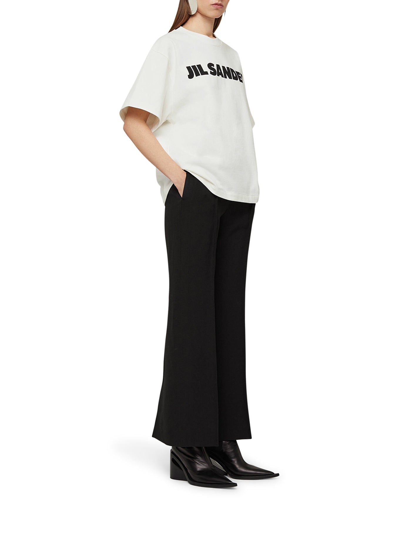 COTTON T-SHIRT WITH CONTRASTING LOGO - 3