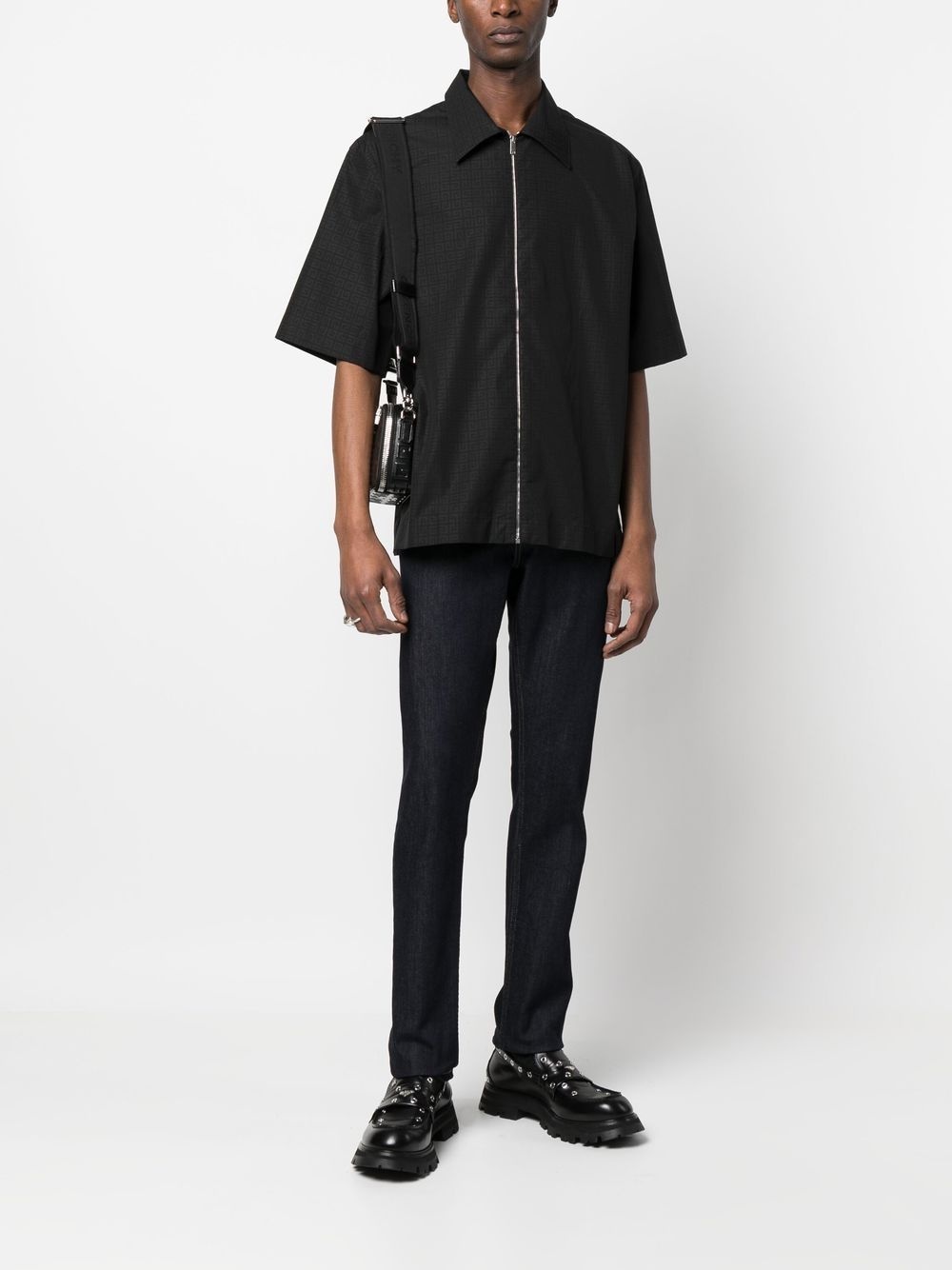 straight-leg denim trousers - 2