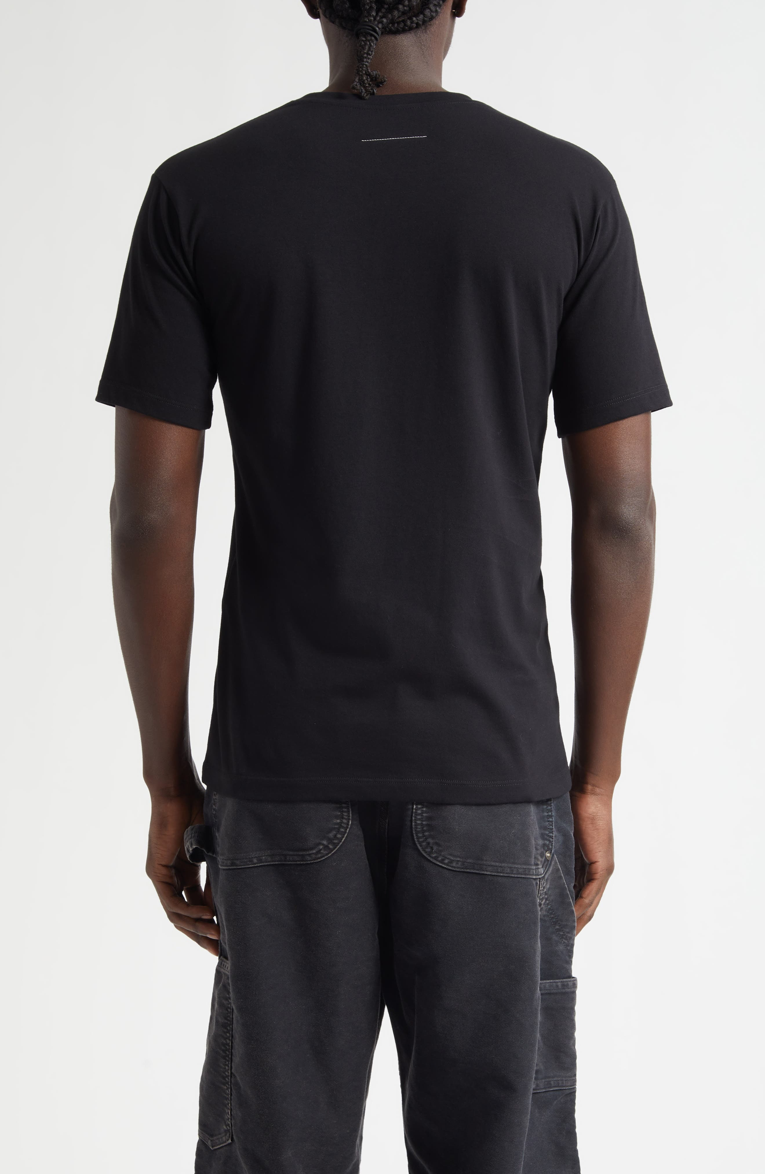 MM6 Maison Margiela Cotton Graphic T-Shirt in Black at Nordstrom - 2