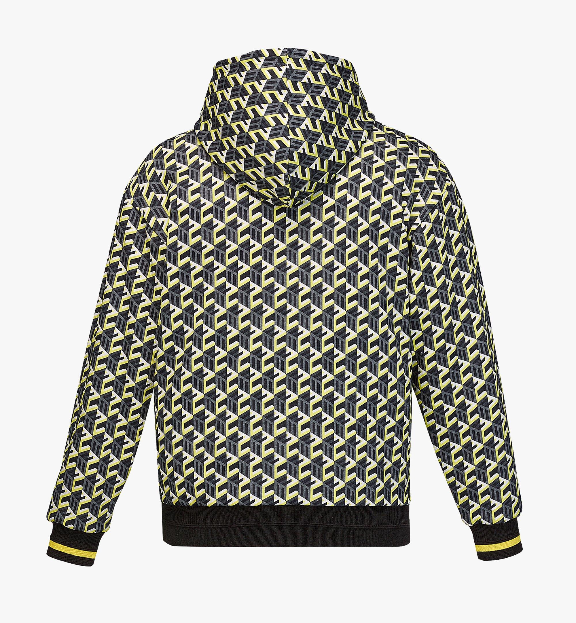 Men’s Cubic Monogram Print Hoodie in Organic Cotton - 3