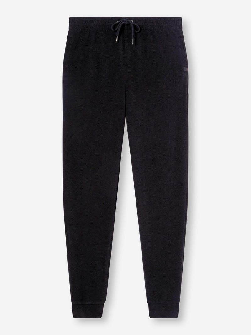 Men's Sweatpants Isaac Terry Cotton Black 1