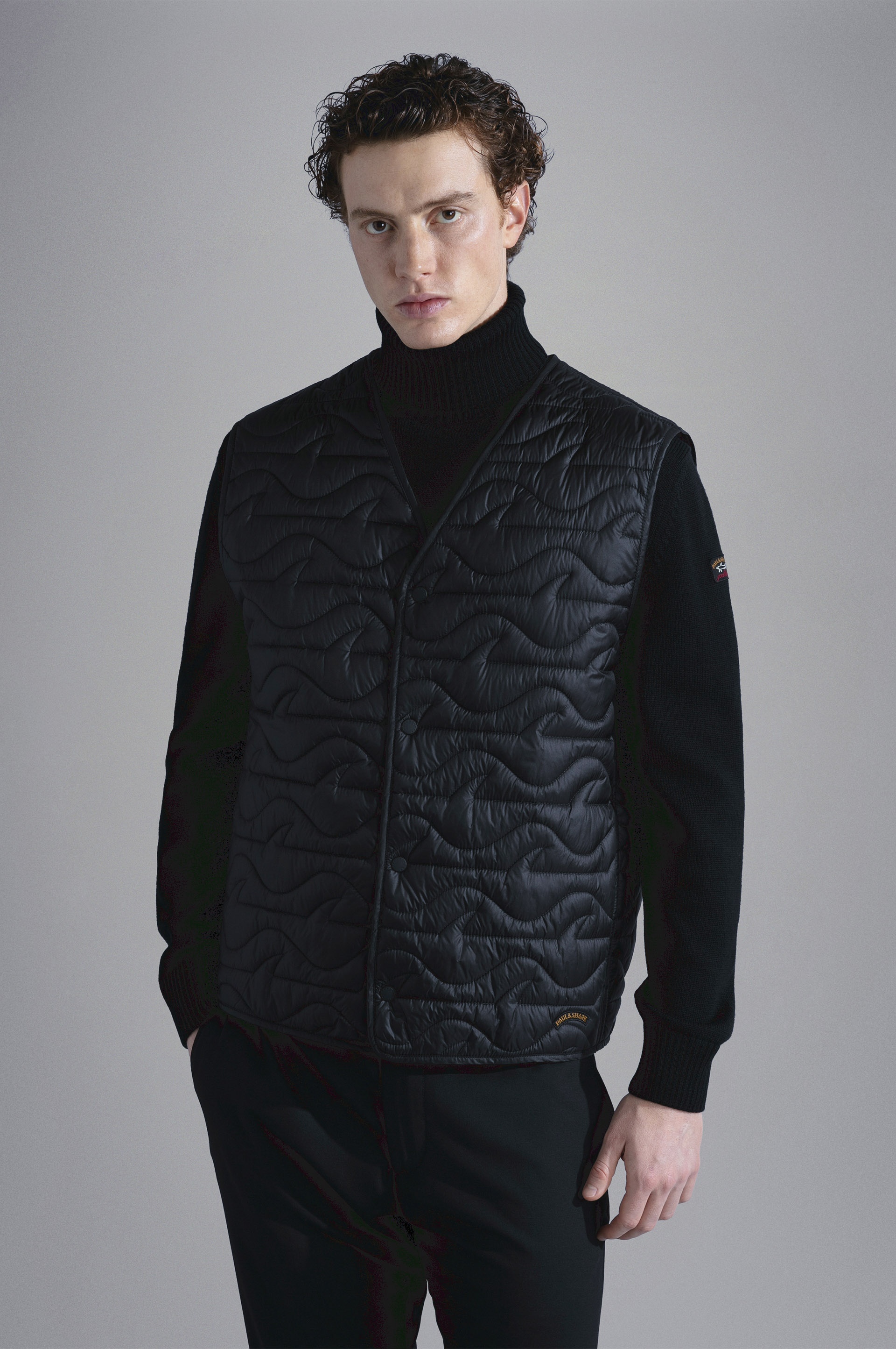 SAVE THE SEA SHARK QUILT VEST - 1