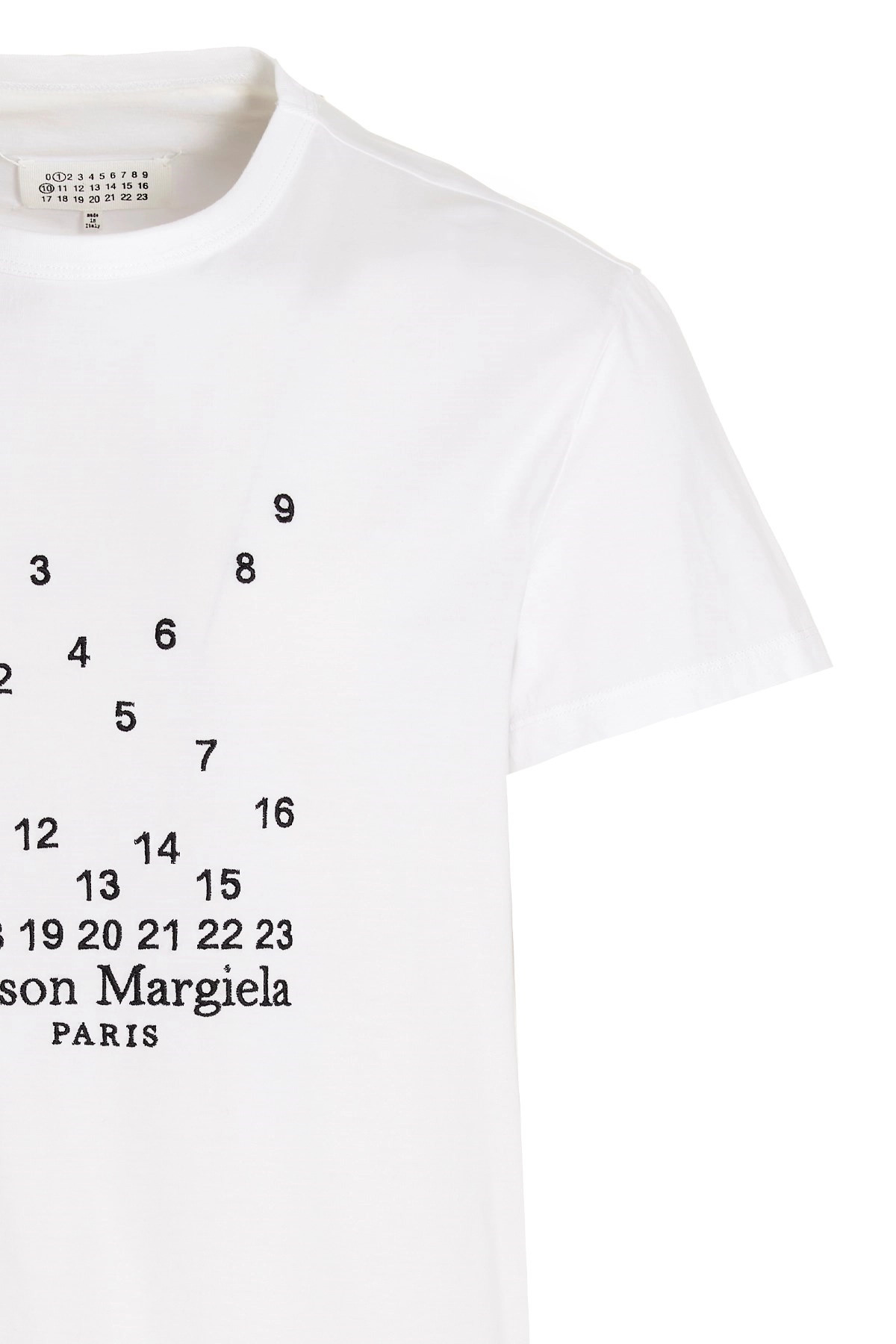 Logo embroidery T-shirt - 4