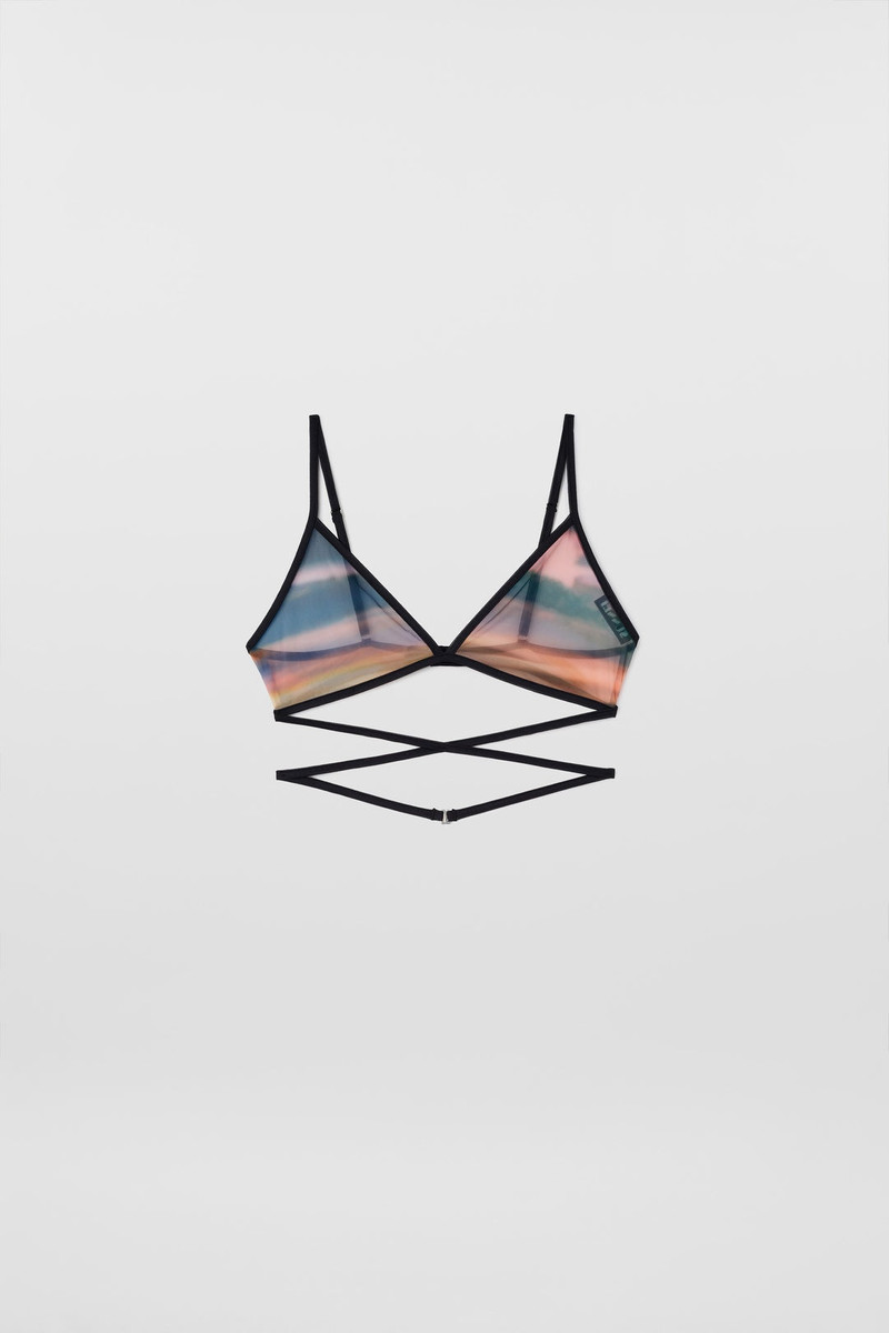 SHEER BRA / Annemarie print 1