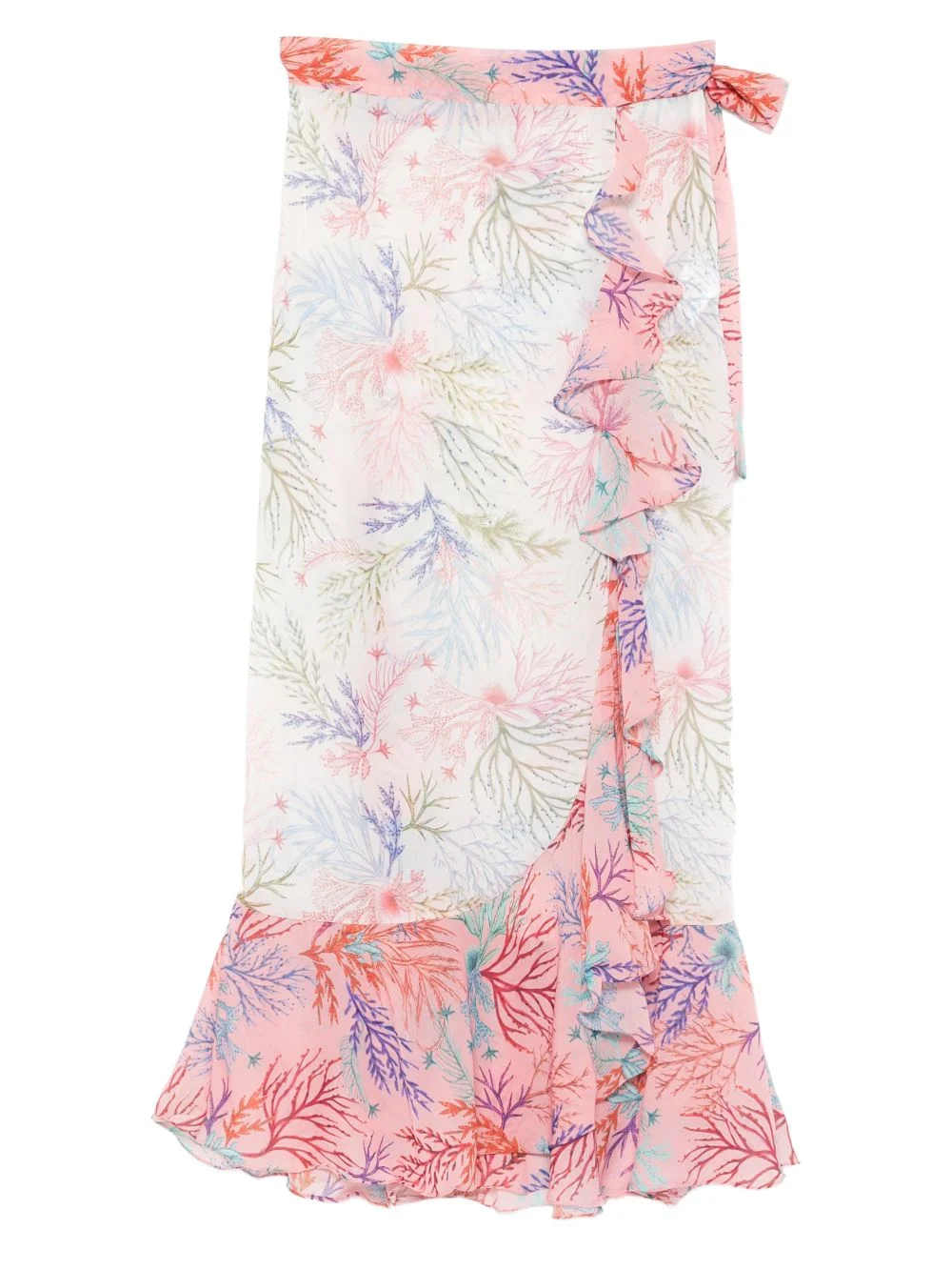 ruffled seaweed sarong - 1