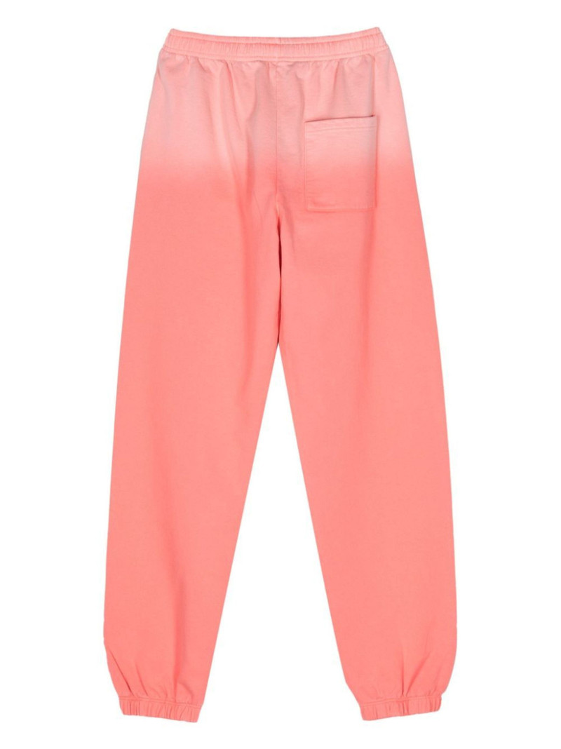Sporty & Rich faded-effect cotton track pants outlook