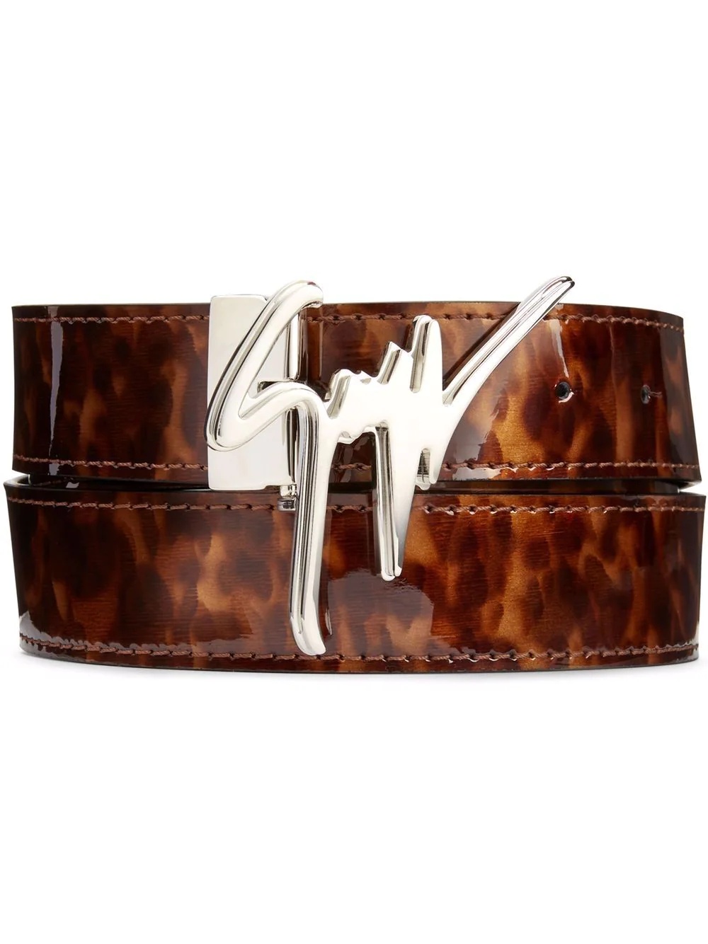 Giuseppe tortoiseshell-effect belt - 1