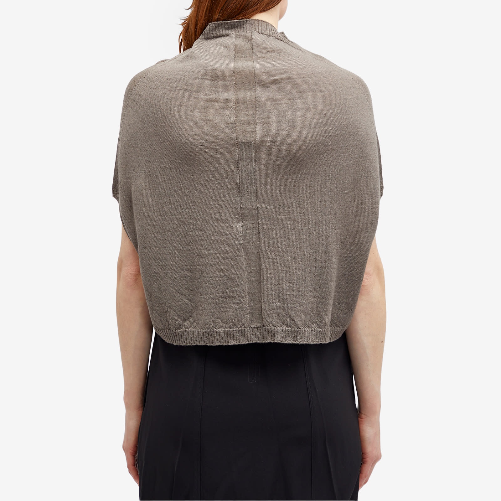 Rick Owens Cropped Crater Knit Top - 3